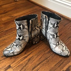 Snakeskin boots